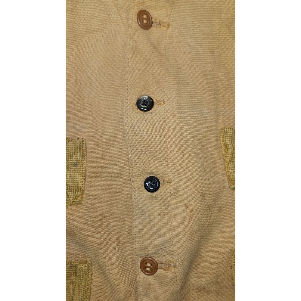 Vintage Trailmate by Trigg Men's Canvas Hunting Vest Shell Loops Cadiz KY Distre - Picture 4 of 5